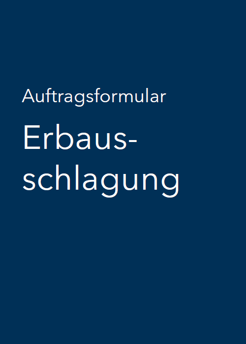Erbausschlagung