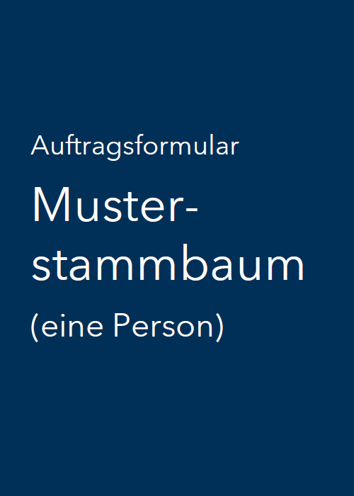 Muster-Stammbaum (eine Person)