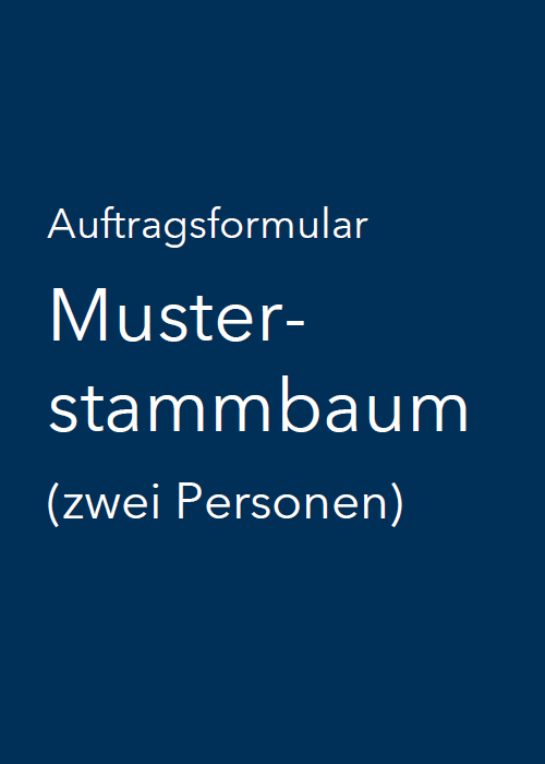 Muster-Stammbaum (zwei Personen)