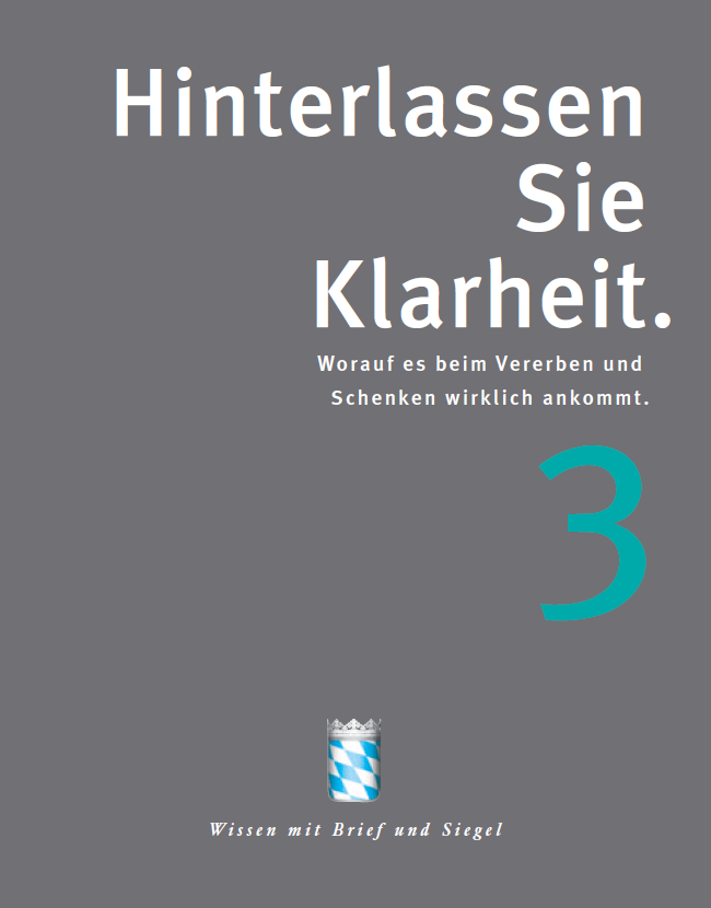 Hinterlassen Sie Klarheit.